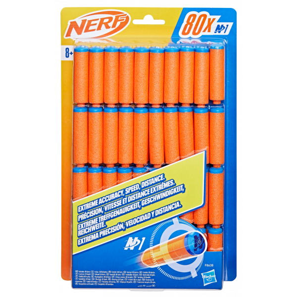 Фото - Стрелы для бластеров Hasbro 80 стрел серии ''Nerf N Series'' (F8638)