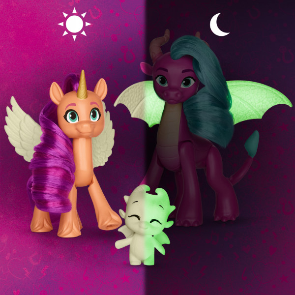 Фото - Коллекционные фигурки набор Hasbro Свет дракона серии ''Моя маленькая пони'' (F8702)