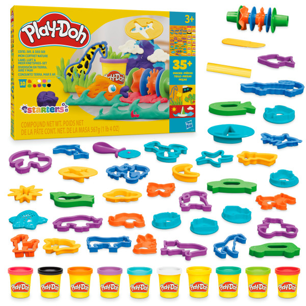 Фото - Наборы для лепки Hasbro Play-Doh Мир суши, воздуха и моря (F8788)