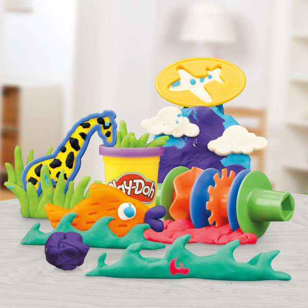 Фото - Наборы для лепки Hasbro Play-Doh Мир суши, воздуха и моря (F8788)