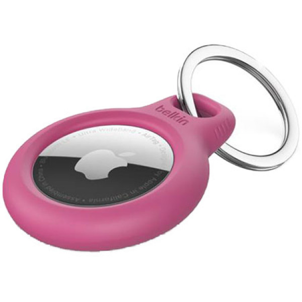 Фото - Чехол для беспроводного маяка Belkin Secure Holder with Key Ring AirTag Pink (F8W973BTPNK)