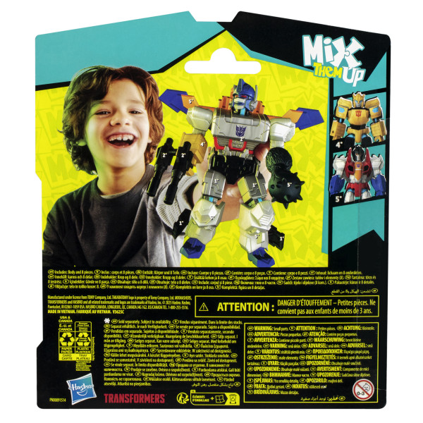 Фото - Коллекционная фигурка Hasbro Трансформеры серии MixMashers TRA MIXMASHERS BASIC FIGURE OPTIMUS PRIM (F9730_F9733)