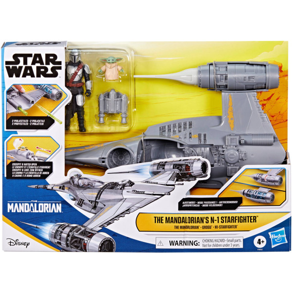 Фото - Коллекционная фигурка набор Hasbro Мандалорский корабль-истребитель N-1 (F9950)