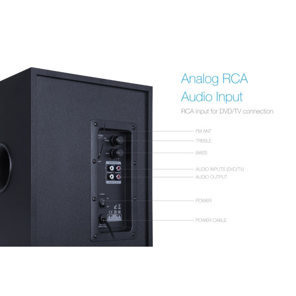 Фото - Компьютерная акустика 2.1 F&D T-200X Black