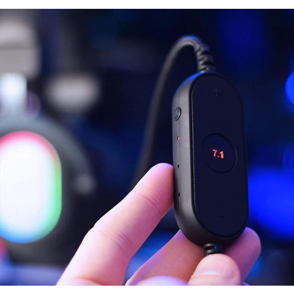 Фото - Гарнитура проводная игровая Fifine Black RGB (H6)