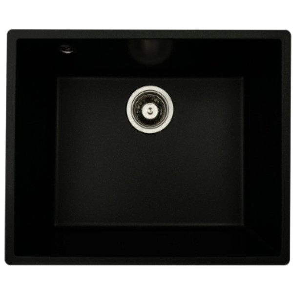 Фото - Мойка кухонная VALESO 5444 OASIS матовая Черный металлик Фото - Мойка кухонная VALESO 5444 OASIS матовая Черный металлик