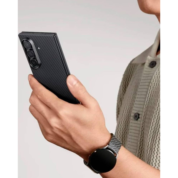 Фото - Чехол для смартфона Pitaka Ultra-Slim Case Twill Black/Grey for Samsung Galaxy Z Fold 7 (FBFOLD7)