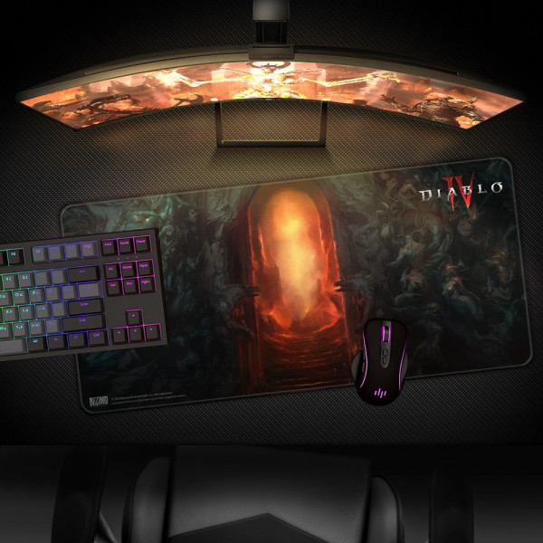 Фото - Коврик для мыши игровой Diablo IV IV - Gate of Hell XL (FBLMPD4HELLGT21XL)