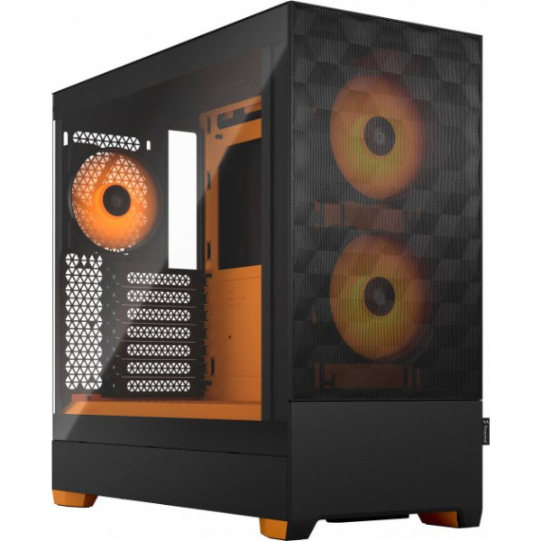 Фото - Корпус Fractal design ATX без БП Pop Air RGB Orange Core TG (FD-C-POR1A-05)