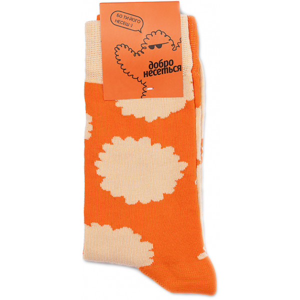 Фото - Носки Comfy Пуш оранжевые р.40-43