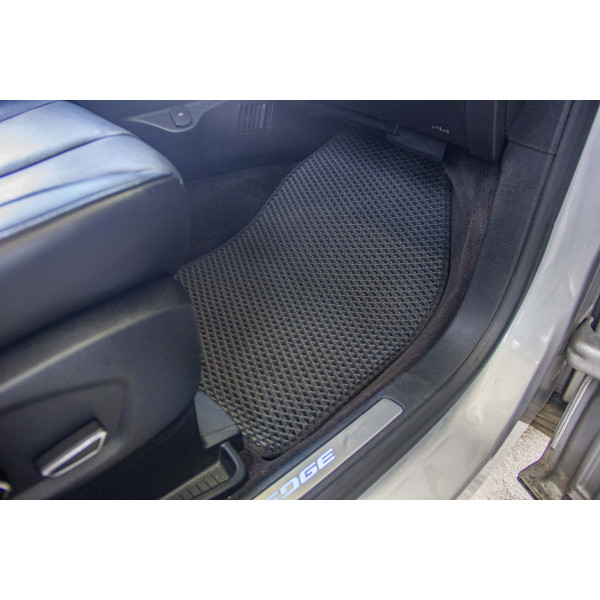 Фото - Коврики ворсовые в салон авто EVAtech Standard для Ford Edge 2014-2018 2 поколение SUV USA черный кант FD12345CV5LA2VEB