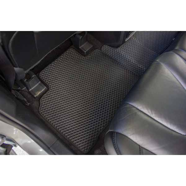 Фото - Коврики ворсовые в салон авто EVAtech Standard для Ford Edge 2014-2018 2 поколение SUV USA черный кант FD12345CV5LA2VEB