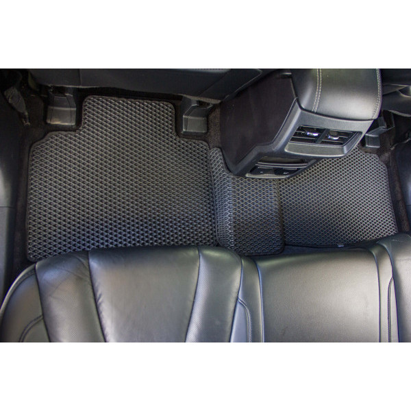 Фото - Коврики ворсовые в салон авто EVAtech Standard для Ford Edge 2014-2018 2 поколение SUV USA черный кант FD12345CV5LA2VEB