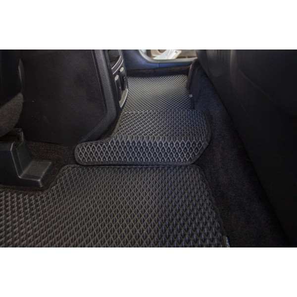 Фото - Коврики ворсовые в салон авто EVAtech Standard для Ford Edge 2014-2018 2 поколение SUV USA черный кант FD12345CV5LA2VEB