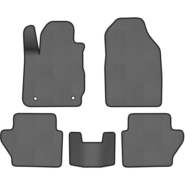 Фото - EVA коврики в салон авто EVAtech для Fiesta (Mark 7) (open threshold) AT Ford 2009-2017 6 поколение Htb EU FD12707CV5AV2RGB