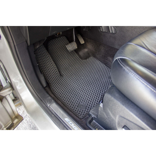 Фото - Коврики ворсовые в салон авто EVAtech Standard для Ford Edge 2014-2018 2 поколение SUV USA черный кант FD12345CV5LA2VEB