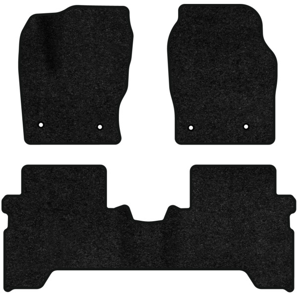 Фото - Коврики ворсовые в салон авто EVAtech Standard для Ford C-Max Hybrid (C344) (4 clips) 2010-2019 2 поколение Minivan USA черный кант FD14034ZD3FC4VEB