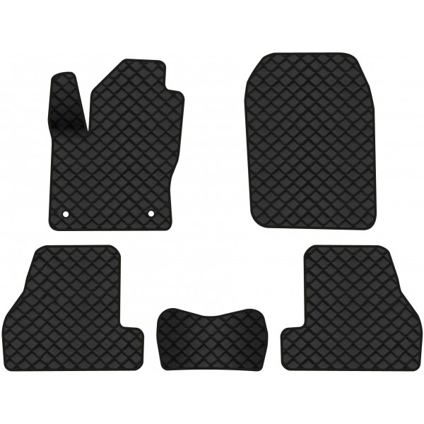 Фото - Коврики из экокожи в салон авто EVAtech ECO для Focus (C346) Ford 2011-2018 3 поколение Htb USA FD1651C5AV2BBB