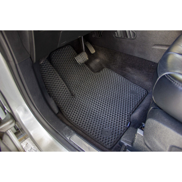 Фото - Коврики ворсовые в салон авто EVAtech Standard для Ford Edge 2014-2018 2 поколение SUV USA черный кант FD12345CV5LA2VEB