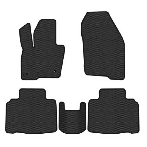 Фото - Коврики ворсовые в салон авто EVAtech Standard для Ford Edge 2014-2018 2 поколение SUV USA черный кант FD12345CV5LA2VEB