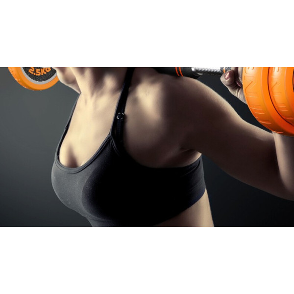 Фото - Набор гантелей и штанг FED 20KG Black FED-8007 (749233)