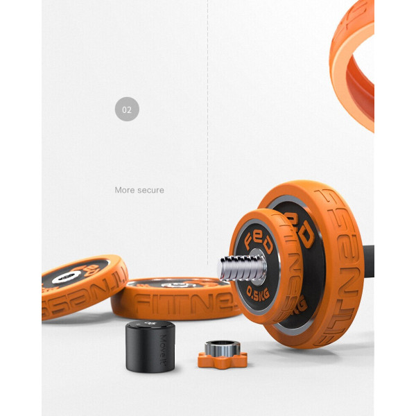 Фото - Набор гантелей и штанг FED 20KG Black FED-8007 (749233)