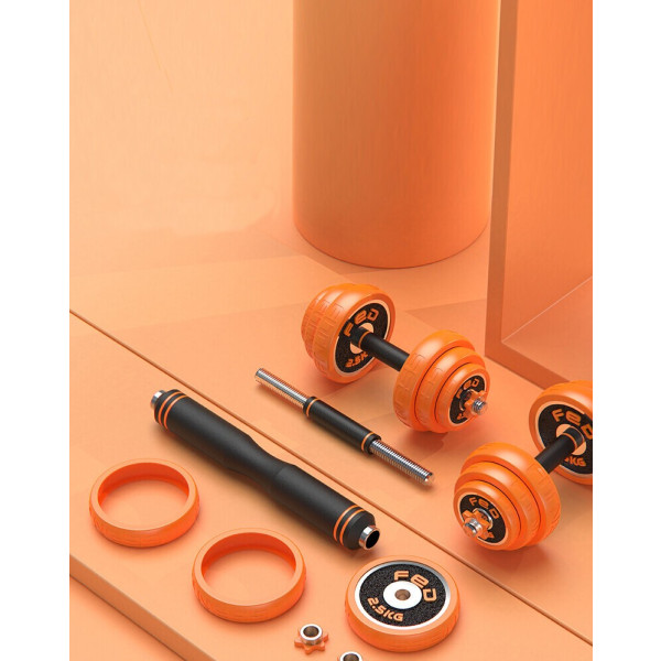 Фото - Набор гантелей и штанг FED 20KG Black FED-8007 (749233)