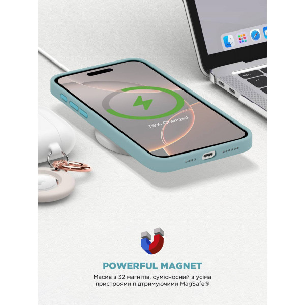 Фото - Чехол для смартфона Armorstandart ICON2 MagSafe for Apple iPhone 16 Pro Blue Fog (ARM80194)