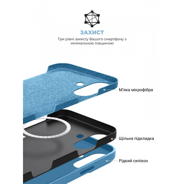 Фото - Чехол для смартфона Armorstandart ICON2 MagSafe for Apple iPhone 16 Plus Capri Blue (ARM80188)