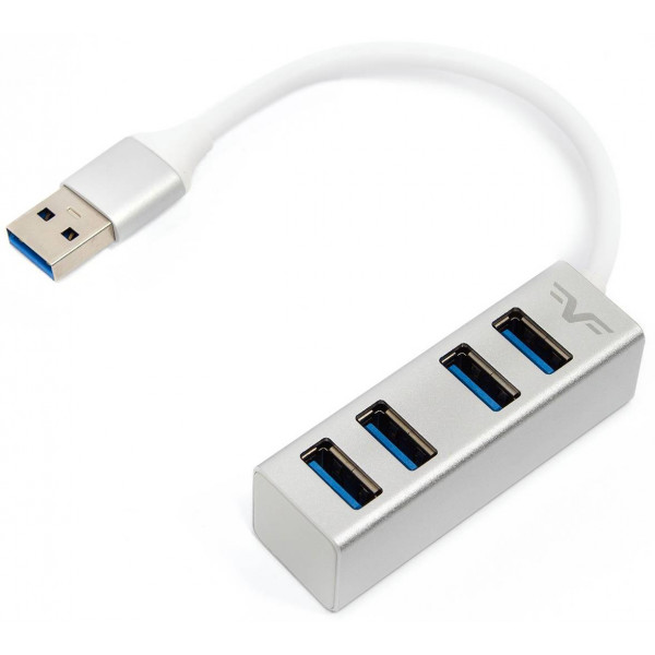 Фото - Хаб USB Frime 4хUSB3.0 Silver (FH-30520) Фото - Хаб USB Frime 4хUSB3.0 Silver (FH-30520)