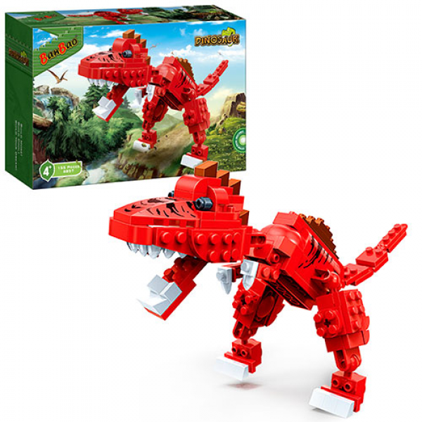 Фото - Пластиковый конструктор Banbao "Динозавры" (155 элм.) Тиранозавр (6857)