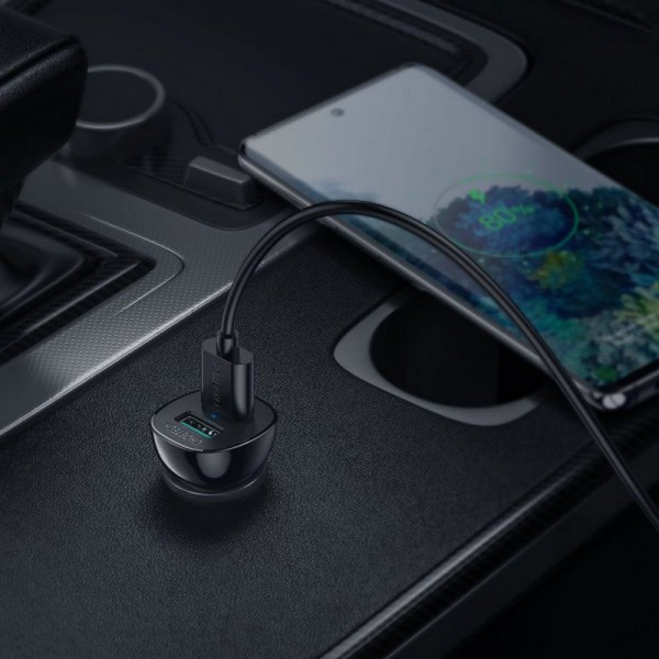 Фото - Автомобильное зарядное устройство Choetech C0051-BK