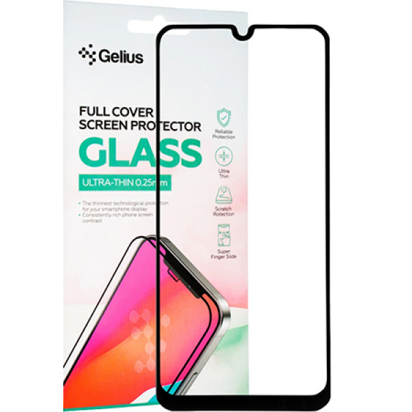 Фото - Защитное стекло для смартфона Gelius Full Cover Ultra-Thin 0.25mm for Samsung M315 (M31) Black (91075)