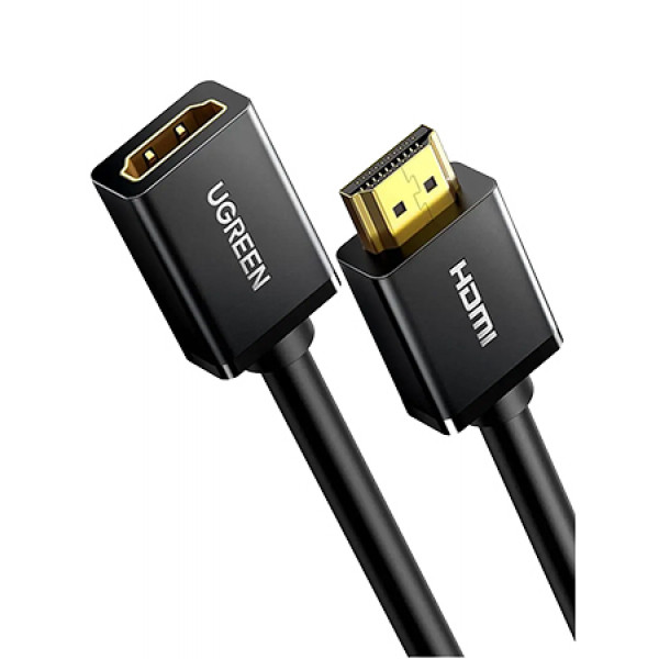 Фото - Кабель HDMI UGREEN HD107 Male to Female Extension Cable 1m Black (10141) Фото - Кабель HDMI UGREEN HD107 Male to Female Extension Cable 1m Black (10141)