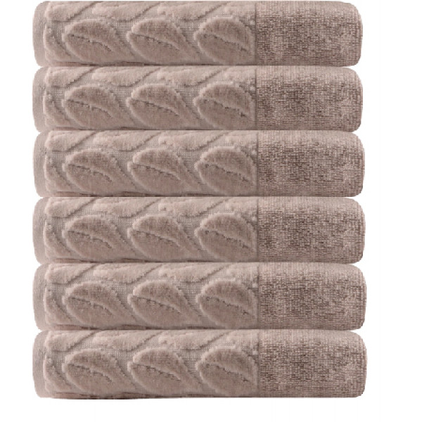 Фото - Набор полотенец SOHO 50х90 Leaves Cream 6 шт.