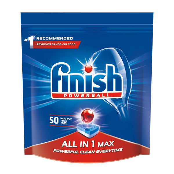 Фото - Набор для мытья в посудомоечной машине Finish ALL IN 1 MAX 50 таб