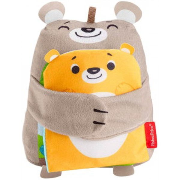 Фото - Книжка-игрушка Fisher-Price Мягкая книжечка Лесные друзья (GJD37)