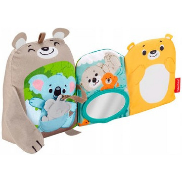 Фото - Книжка-игрушка Fisher-Price Мягкая книжечка Лесные друзья (GJD37)
