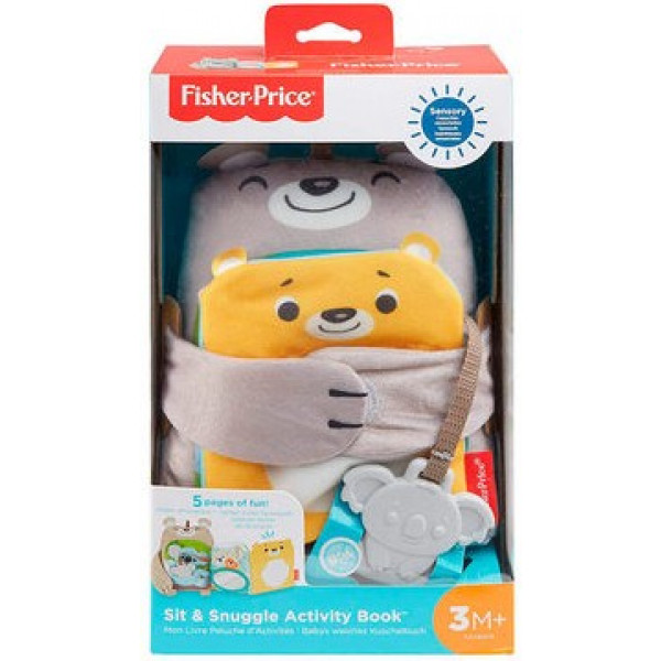 Фото - Книжка-игрушка Fisher-Price Мягкая книжечка Лесные друзья (GJD37)