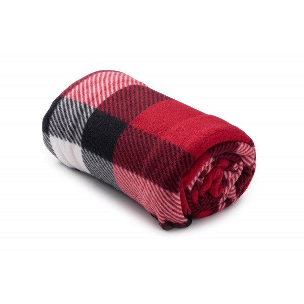 Фото - Плед односпальный Ardesto Fleece 130x160 см клетка красно-черная (ART0704PB)