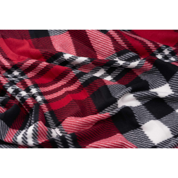 Фото - Плед односпальный Ardesto Fleece 130x160 см клетка красно-черная (ART0704PB)