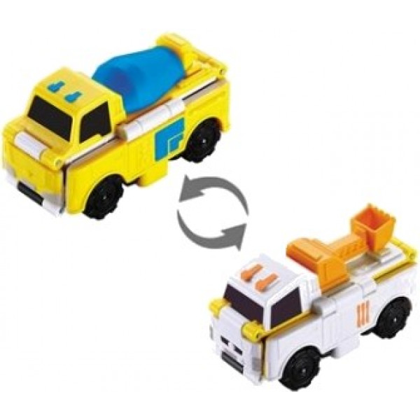 Фото - Машинка-трансформер Flip Cars 2 в 1 Бетономешалка и Траншеекопатель (EU463875-02) Фото - Машинка-трансформер Flip Cars 2 в 1 Бетономешалка и Траншеекопатель (EU463875-02)