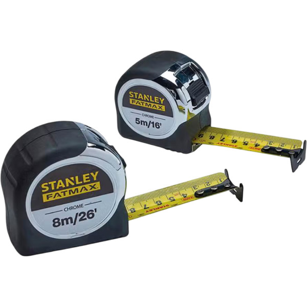 Фото - Рулетка Stanley FatMax 5м/16"х25мм + 8/26"х25 2 шт. (FMHT43041-0)