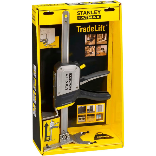 Фото - Струбцина Stanley распорная домкрат FATMAX TradeLift 220 мм (FMHT83550-1)