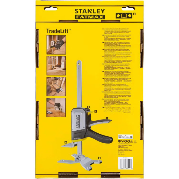 Фото - Струбцина Stanley распорная домкрат FATMAX TradeLift 220 мм (FMHT83550-1)