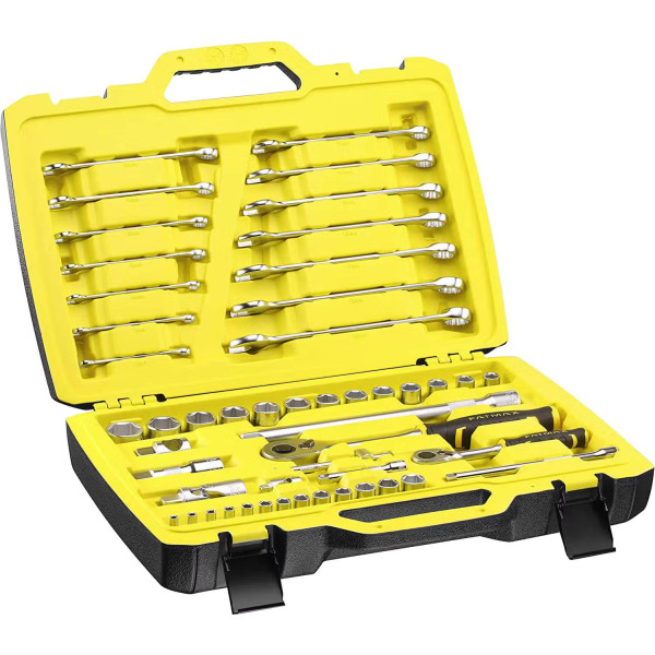 Фото - Набор инструментов Stanley FatMax", 1/4", 1/2 50 шт. (FMMT82827-1)
