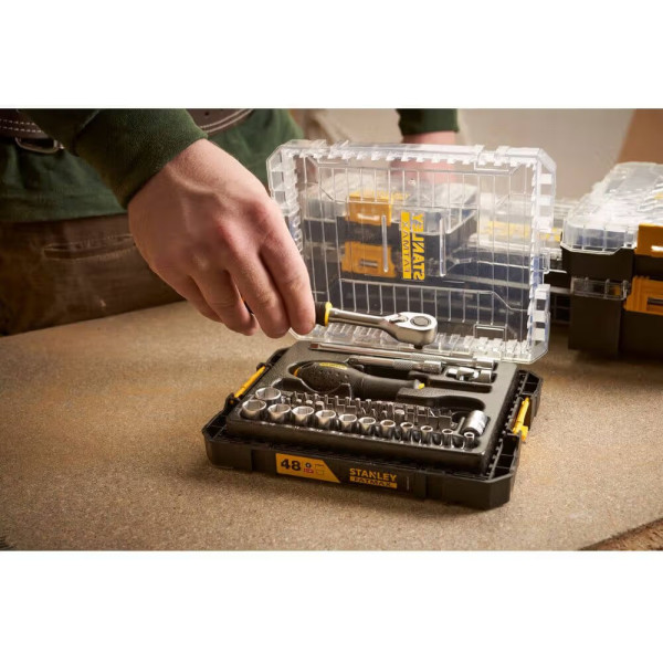 Фото - Набор торцевых головок Stanley 1/4" FATMAX Maxi Drive 48 шт. (FMMT98101-0)