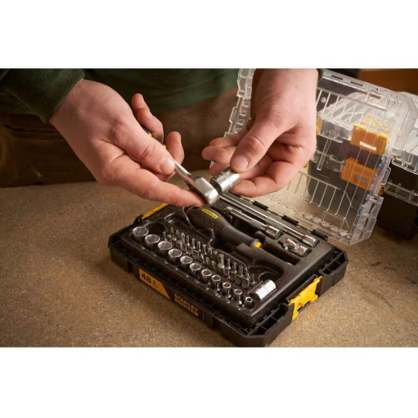 Фото - Набор торцевых головок Stanley 1/4" FATMAX Maxi Drive 48 шт. (FMMT98101-0)