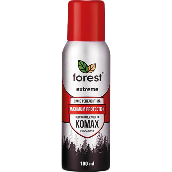 Фото - Спрей от насекомых Forest репеллент Extreme от всех летающих и ползающих насекомых 100 м (FR00280)