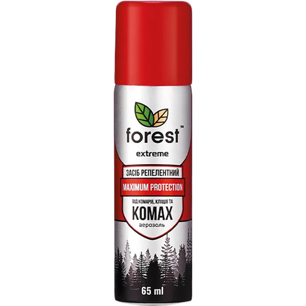 Фото - Спрей от насекомых Forest репеллент Extreme от всех летающих и ползающих насекомых 65 мл (FR00495)